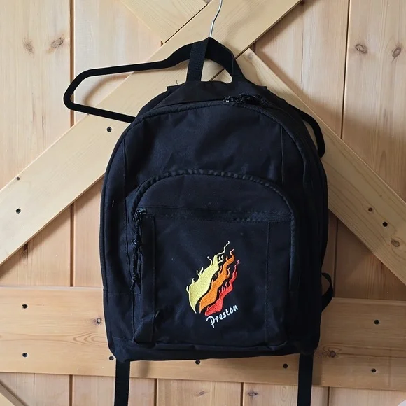 INFLUENCER Preston Stylez FIRE LOGO backpack Fire Merch
